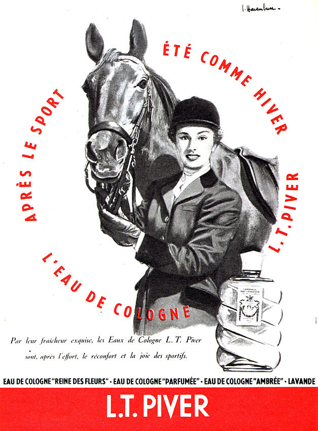 Publicité L.T.Piver 1954