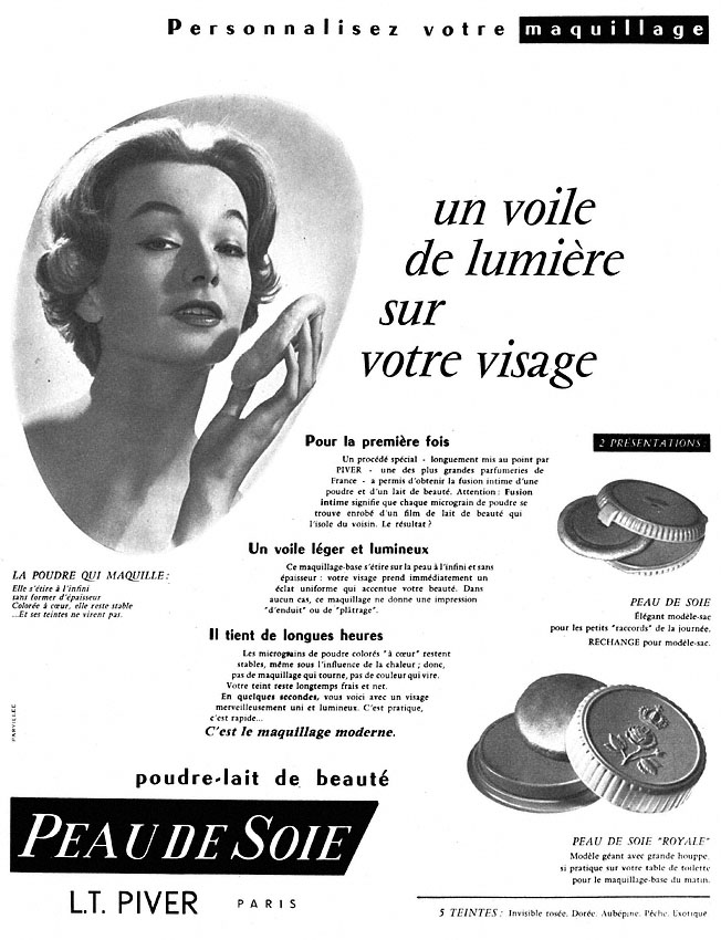 Publicité L.T.Piver 1957