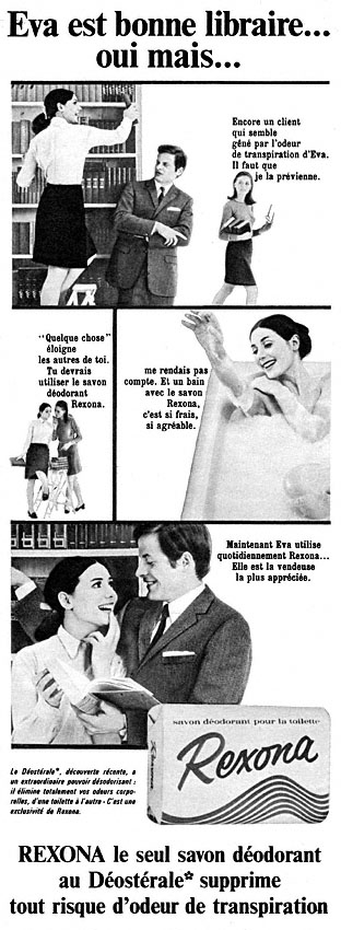 Publicité Rexona 1967