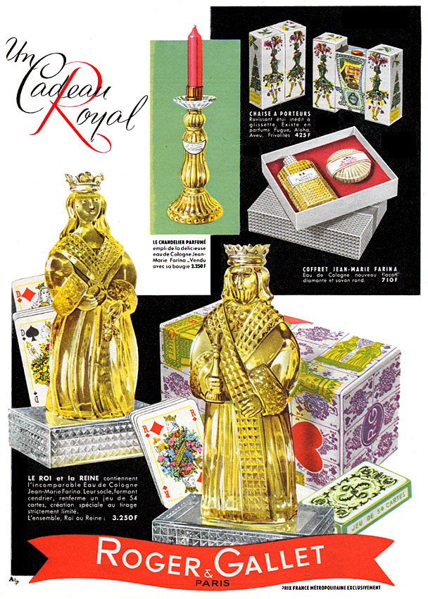Publicité Roger & Gallet 1956