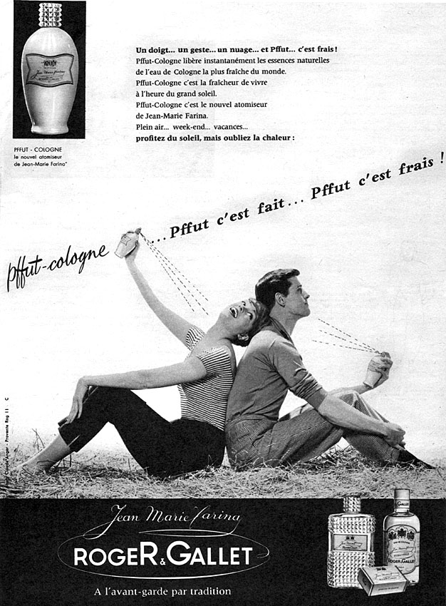 Publicité Roger & Gallet 1959