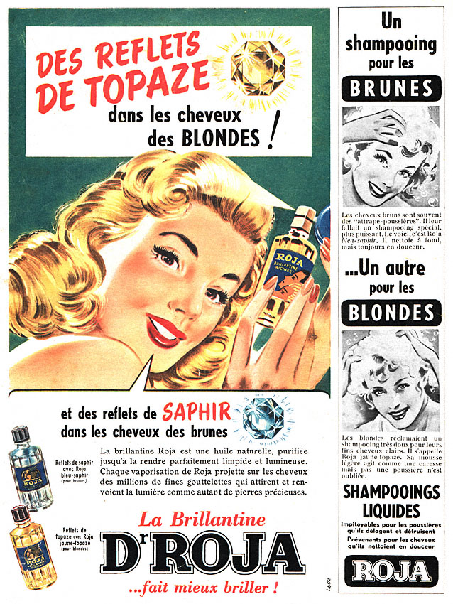 Publicité Roja 1952