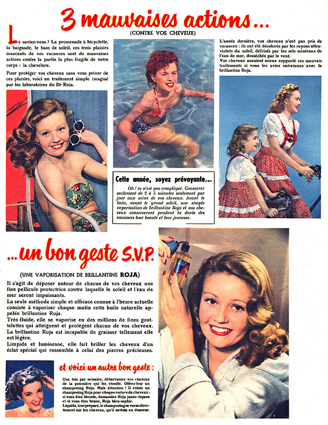 Publicité Roja 1952