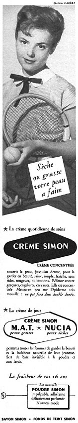 Publicité Simon 1952