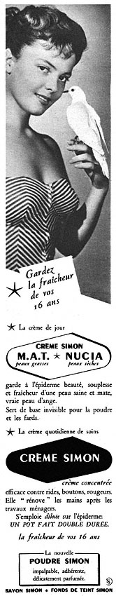 Publicité Simon 1952