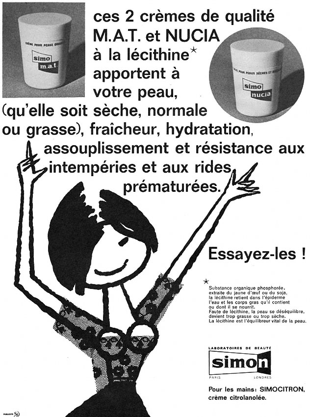 Publicité Simon 1961