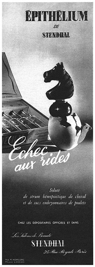 Publicité Stendhal 1950