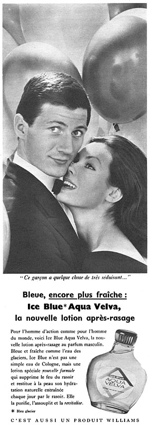 Publicité Aqua Velva 1960