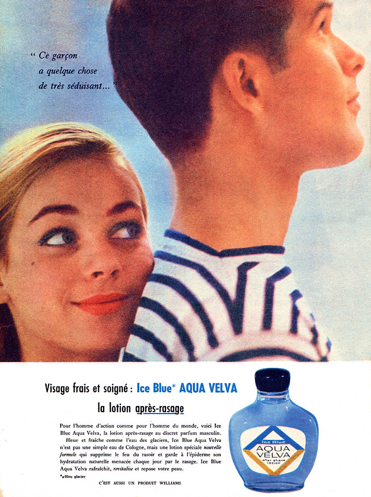 Publicité Aqua Velva 1961
