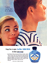 Publicit Aqua Velva 1961
