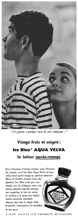 Publicité Aqua Velva 1961