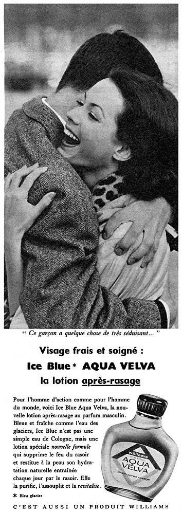 Publicité Aqua Velva 1961