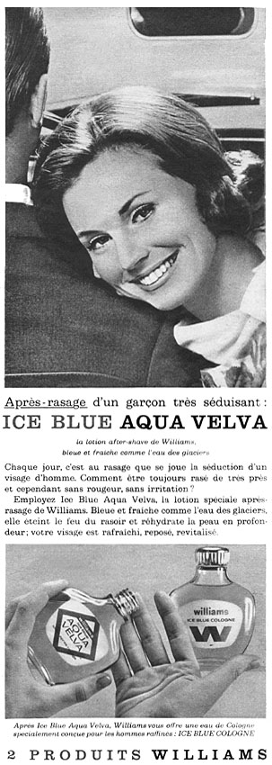 Publicité Aqua Velva 1962