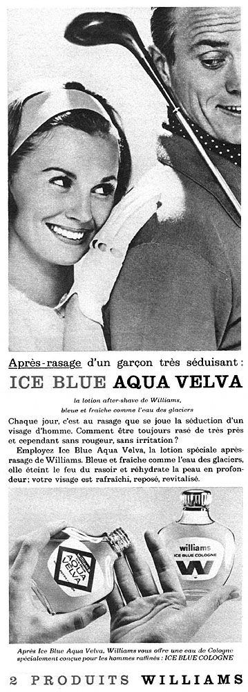 Publicité Aqua Velva 1962