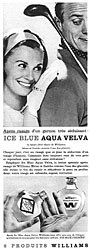 Publicit Aqua Velva 1962