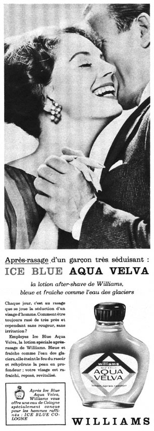 Publicité Aqua Velva 1962