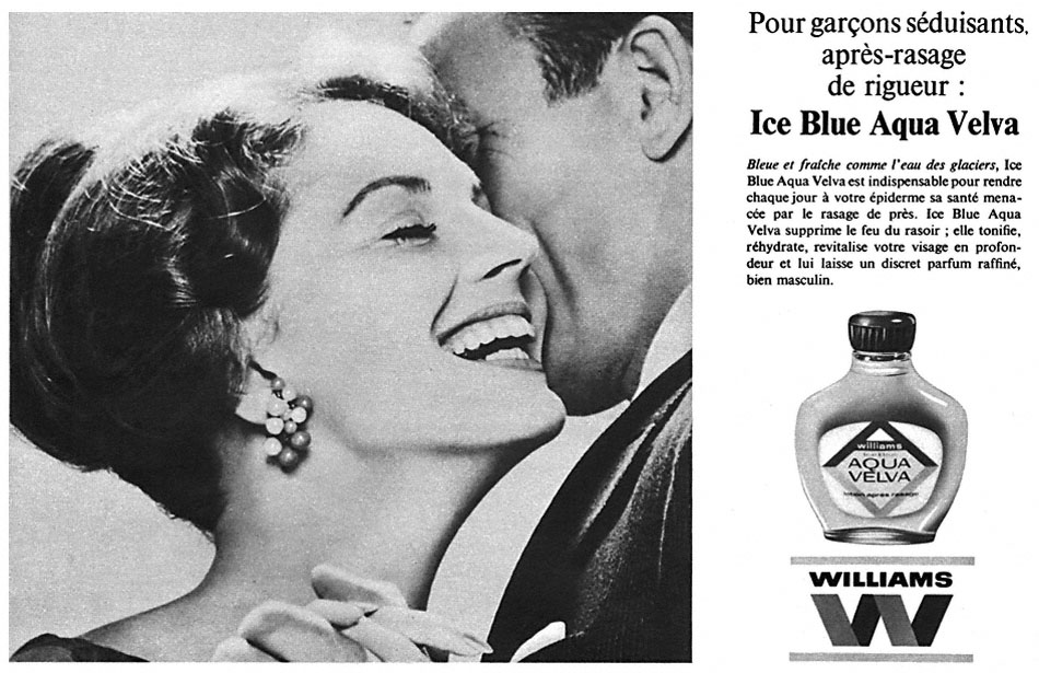 Publicité Aqua Velva 1963