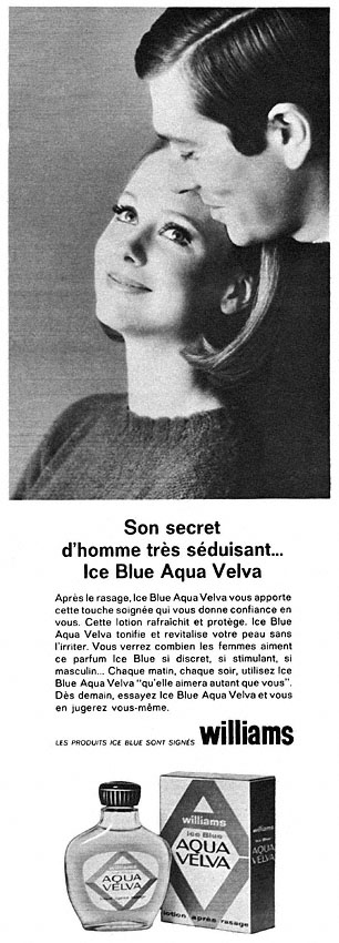 Publicité Aqua Velva 1964