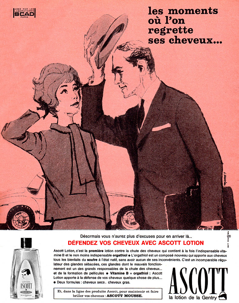 Publicité Ascott 1962