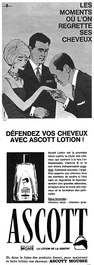 Publicité Ascott 1962