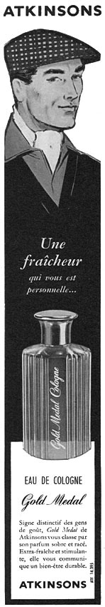 Publicité Atkinsons 1959