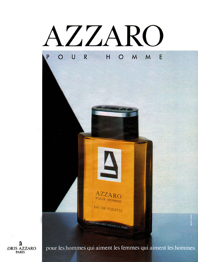Publicité Azzaro 1989