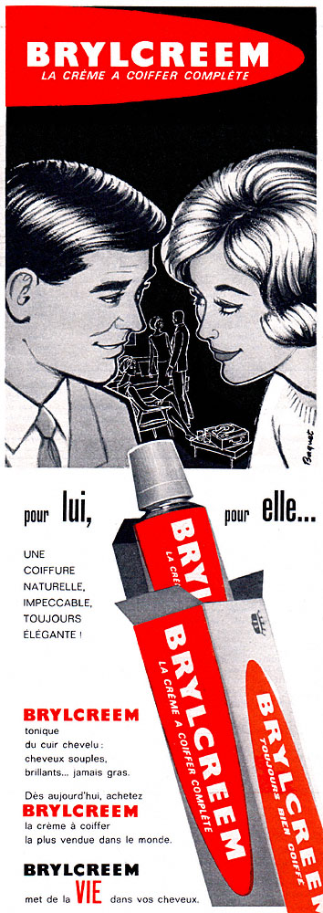 Publicité Brylcreem 1962
