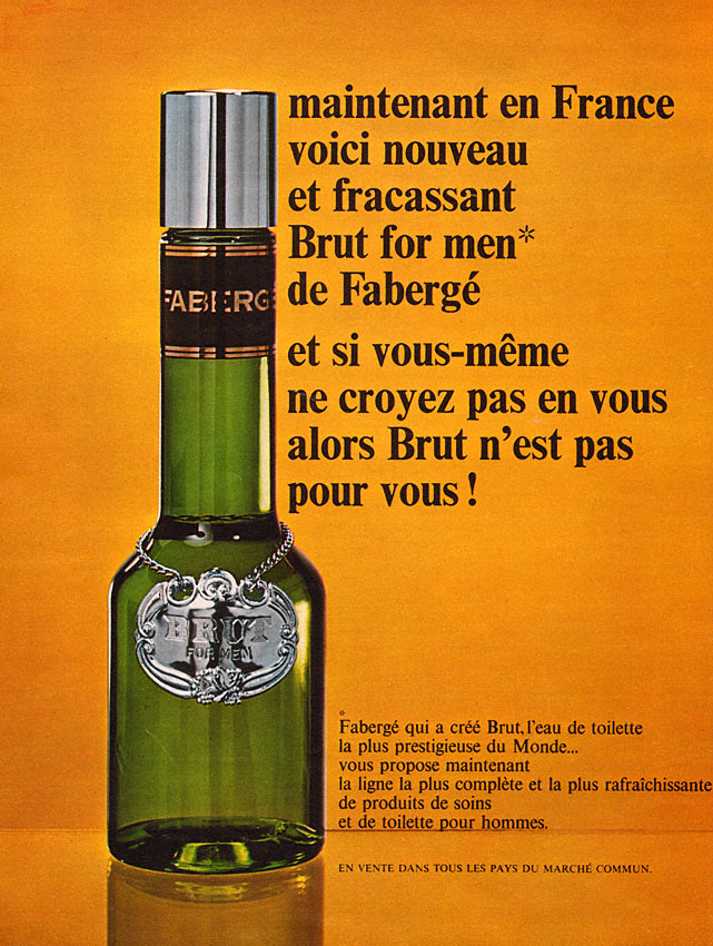 Publicité Faberg 1967