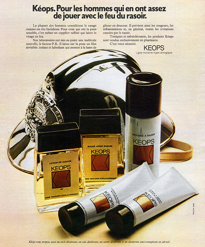 Publicité Keops 1972