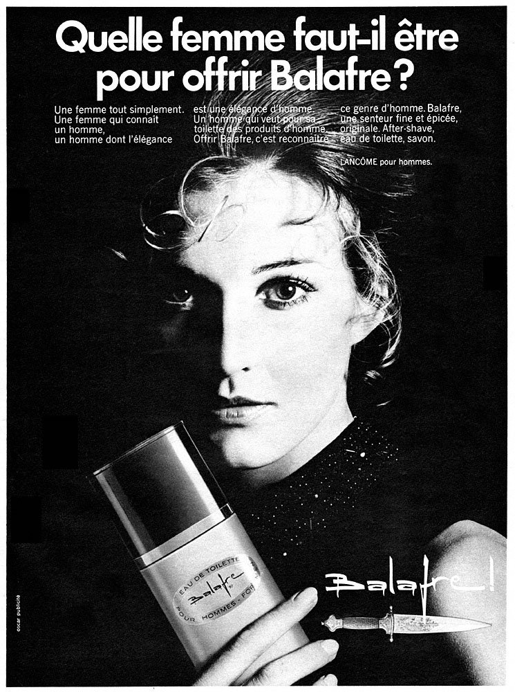 Publicit� Lanc�me 1970