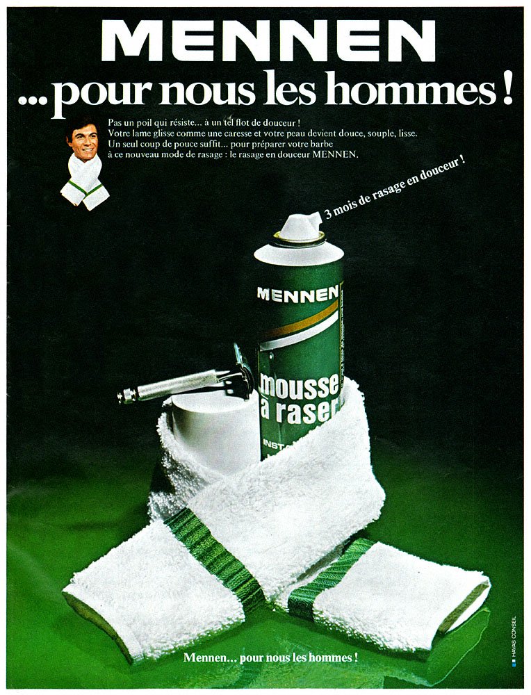 Publicit� Mennen 1970