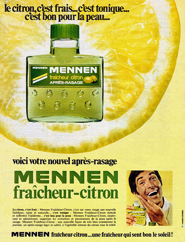 Publicité Mennen 1971
