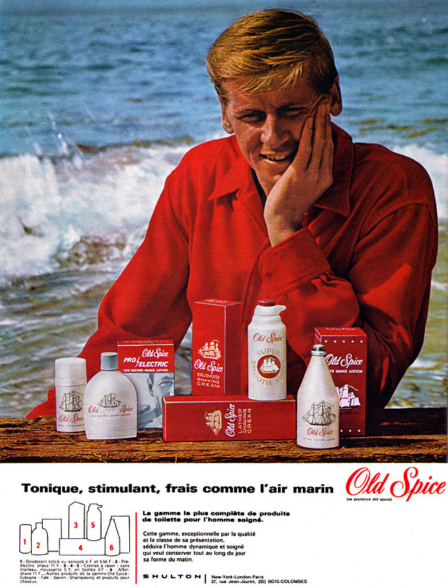 Publicit� Old Spice 1965