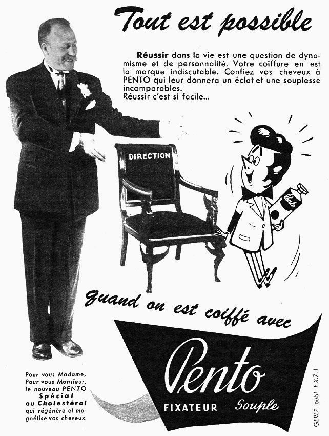 Publicité Pento 1954