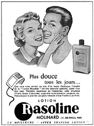 Publicit Rasoline 1956