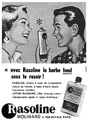Publicité Rasoline 1957