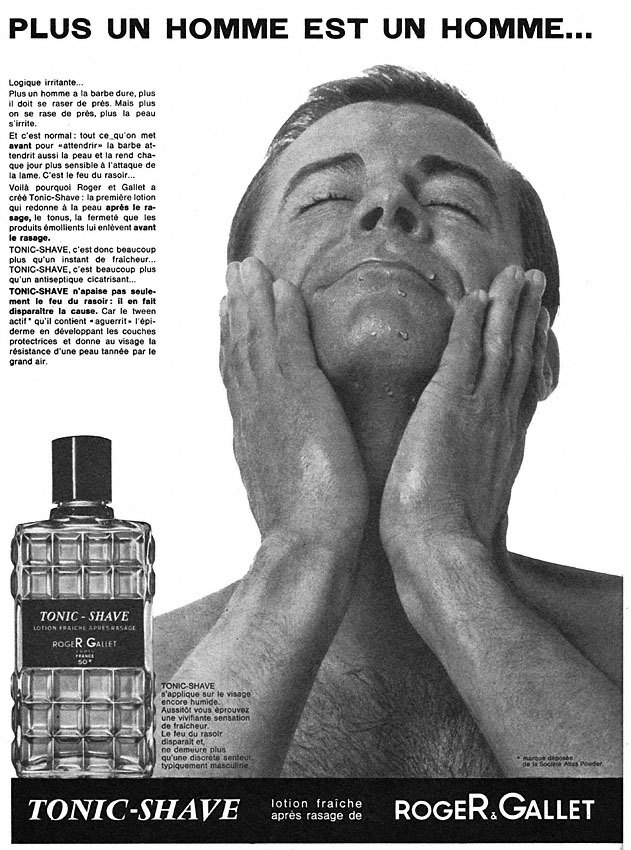 Publicité Roger & Gallet 1962