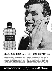 Publicit Roger & Gallet 1963