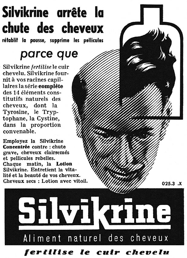 Publicité Silvikrine 1952
