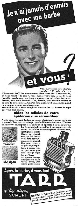 Publicité Tarr 1951