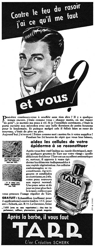 Publicité Tarr 1951
