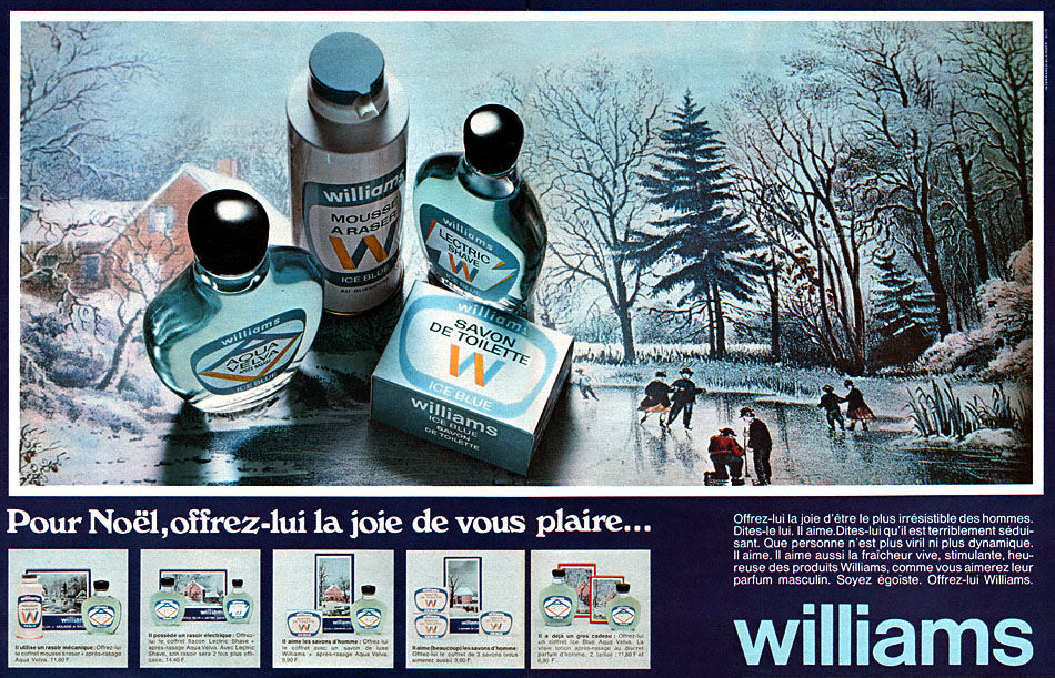 Publicité Williams 1968