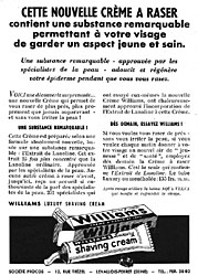 Publicit Williams 1952