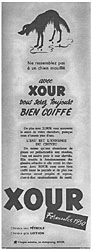 Publicit Xour 1950