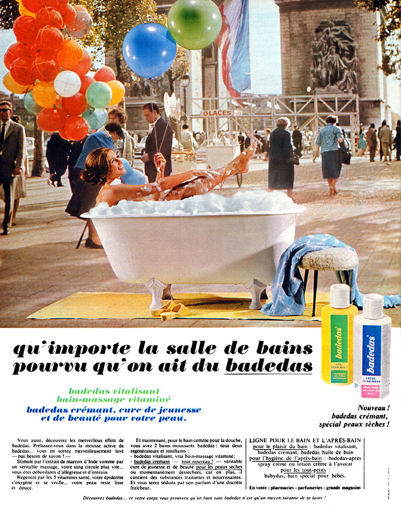Publicit� Badedas 1969