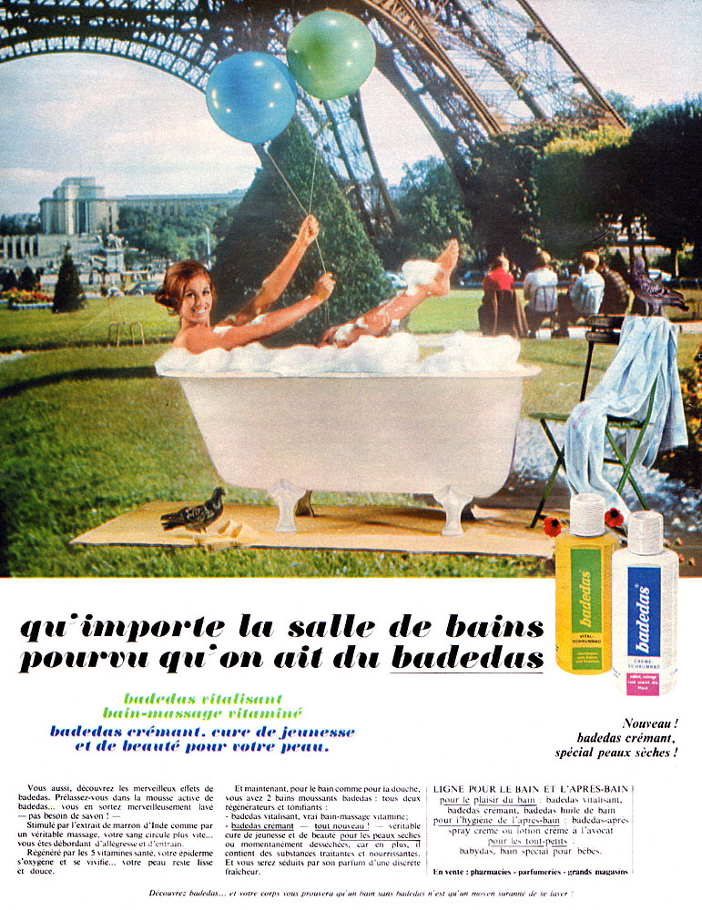 Publicit� Badedas 1969