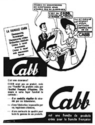 Publicité Cabb 1951