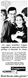 Publicit Colgate 1962