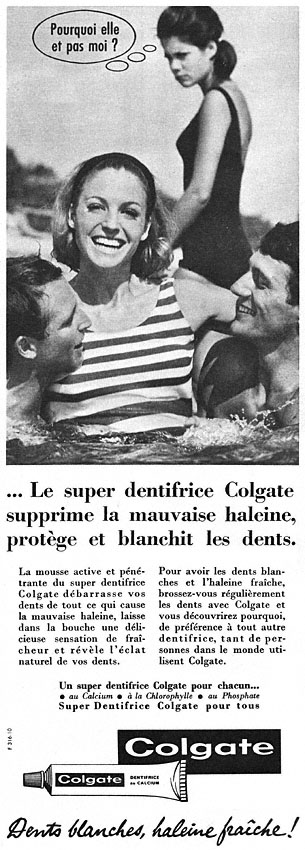 Publicité Colgate 1963