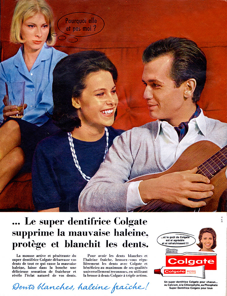 Publicité Colgate 1963